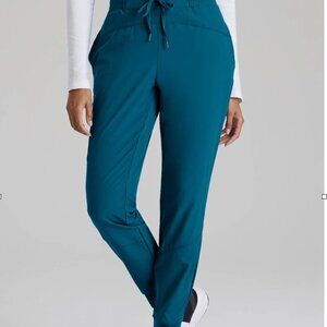 BARCO ONE Womens Boost Scrub Uniform Jogger Pants Teal Blue Size XSP Healthcare